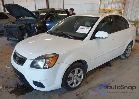 2010 Kia Rio Lx z USA, uszkodzony, nr VIN KNADH4A39A6606645